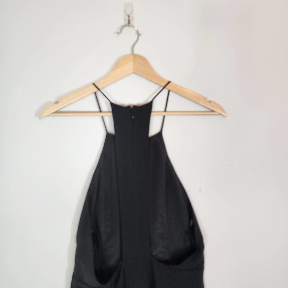 NWT NBD x Revolve Killin it Black Mini Dress with Open Back and Slit Size Medium - Picture 9 of 11